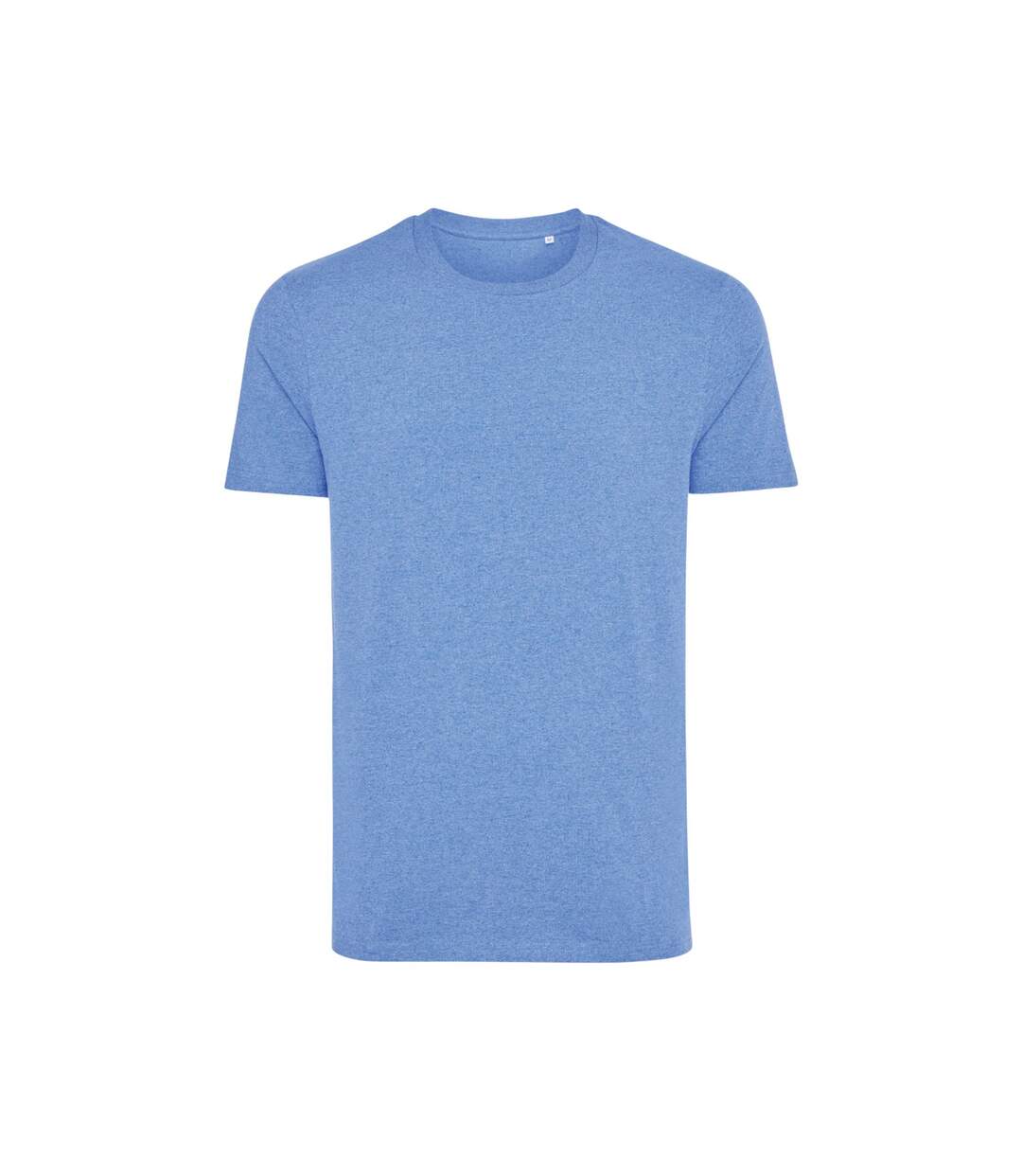 Unisex adult manuel undyed t-shirt heather blue Iqoniq-1