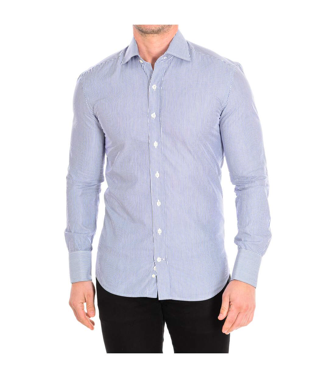 Camisa manga larga Slim BIGARADE05 hombre-1