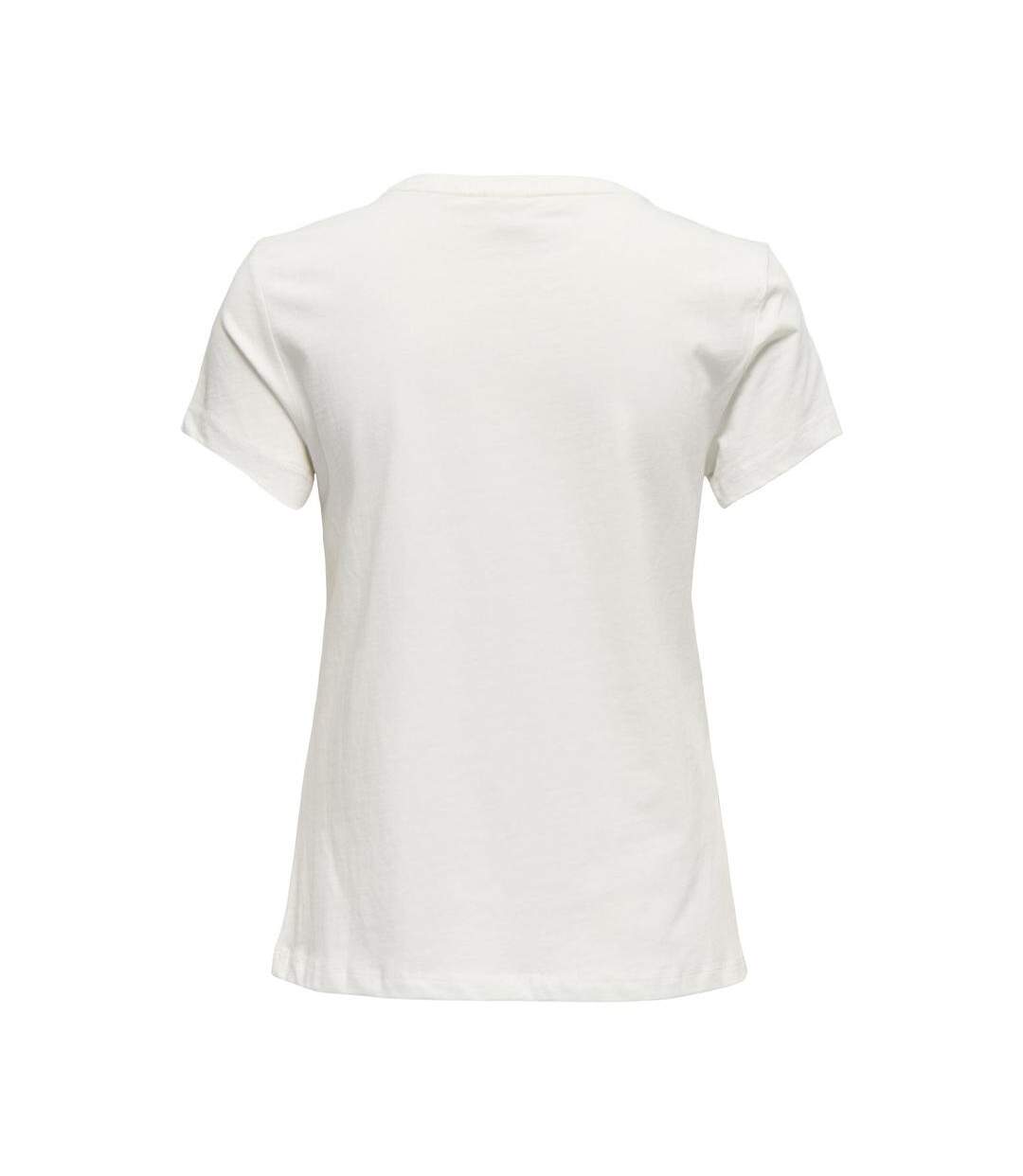 T-shirt Écru Femme Only Pay Life - L-2