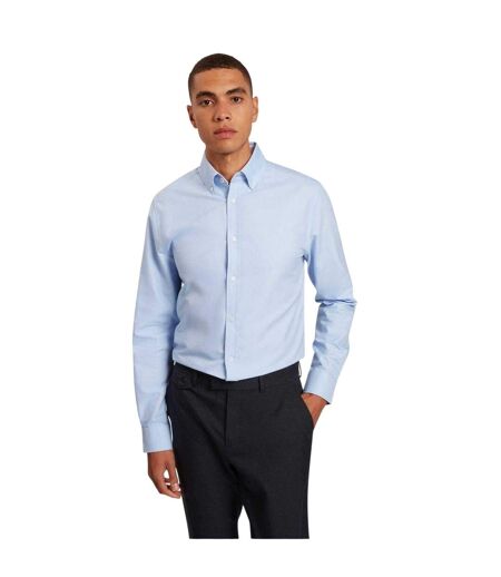 Chemise À Boutons Manches Longues Homme Bleu Pâle Ted Baker
