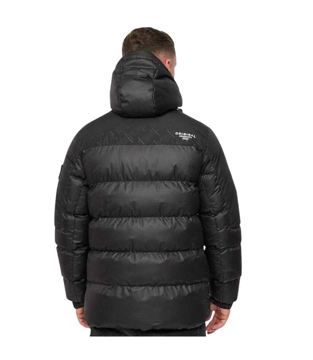 Doudoune Homme Noir Crosshatch-3