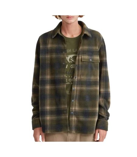 Surchemise kaki/verte à motifs homme o'neill superfleece