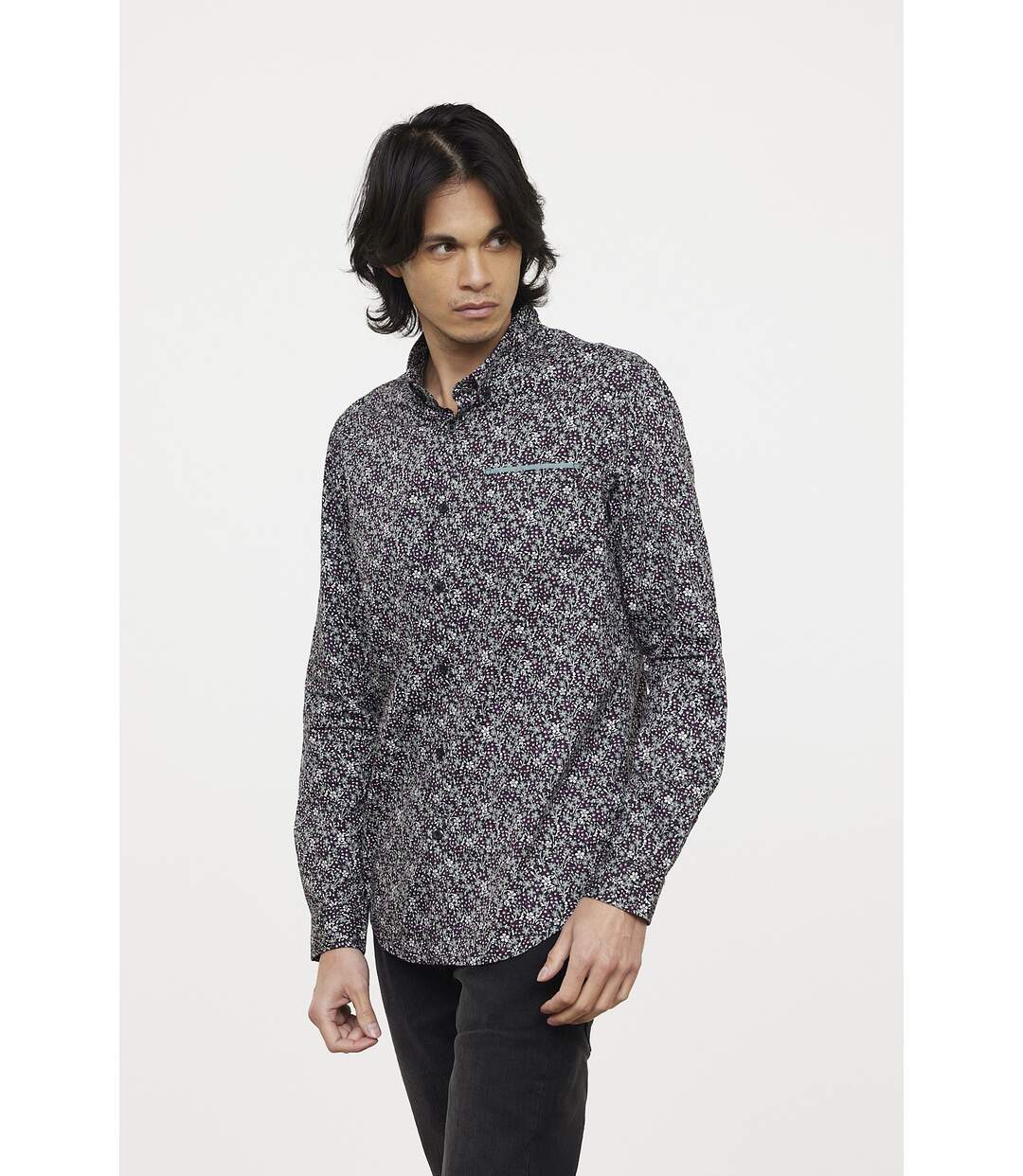 Chemise manches longues coton regular DELEUR-2