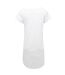 Robe t-shirt femme blanc Mantis-2