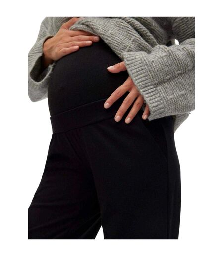Pantalon De Grossesse Motif/style Uni Femme Noir Mamalicious