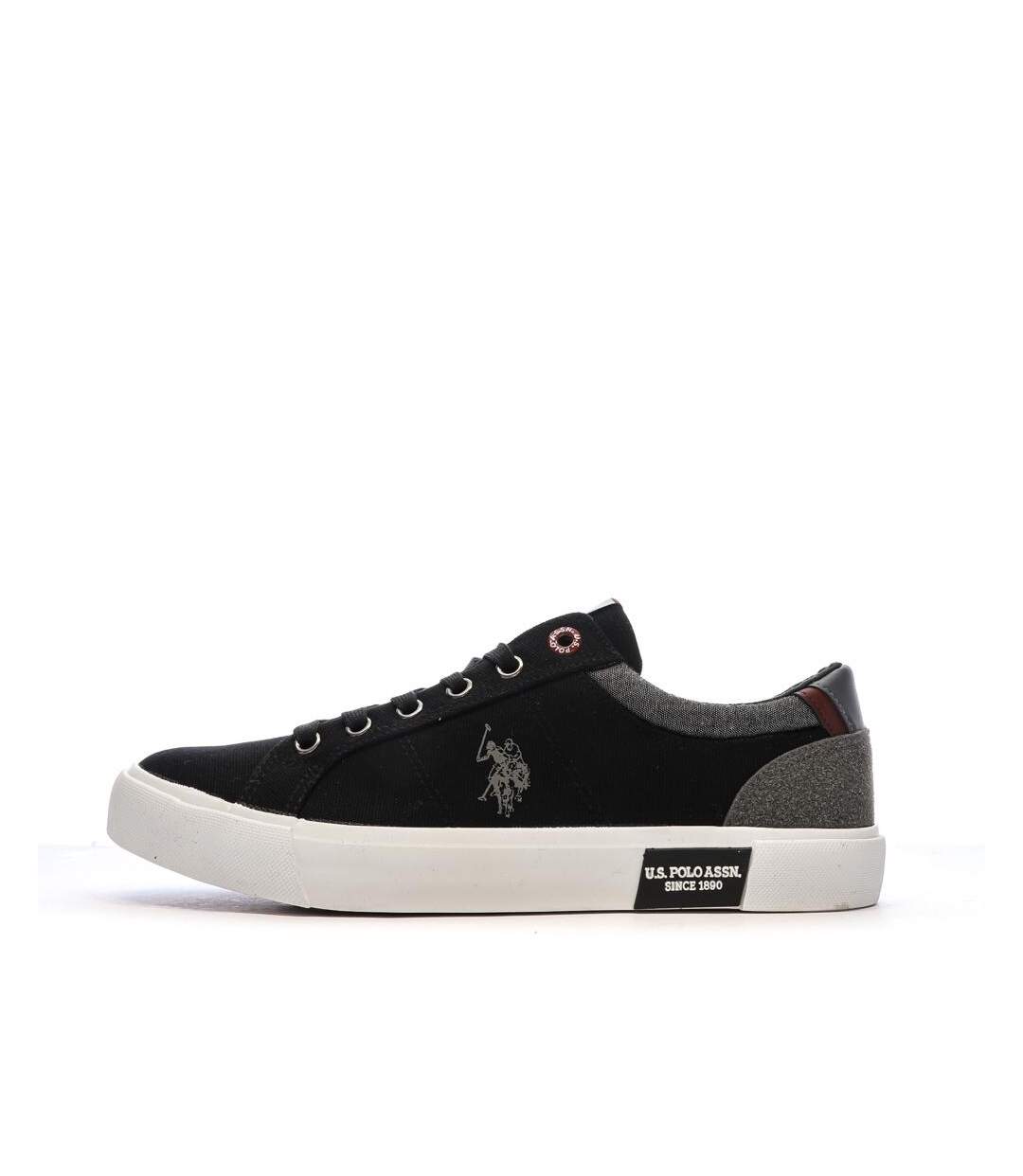 Baskets noir homme us polo assn gifa-1