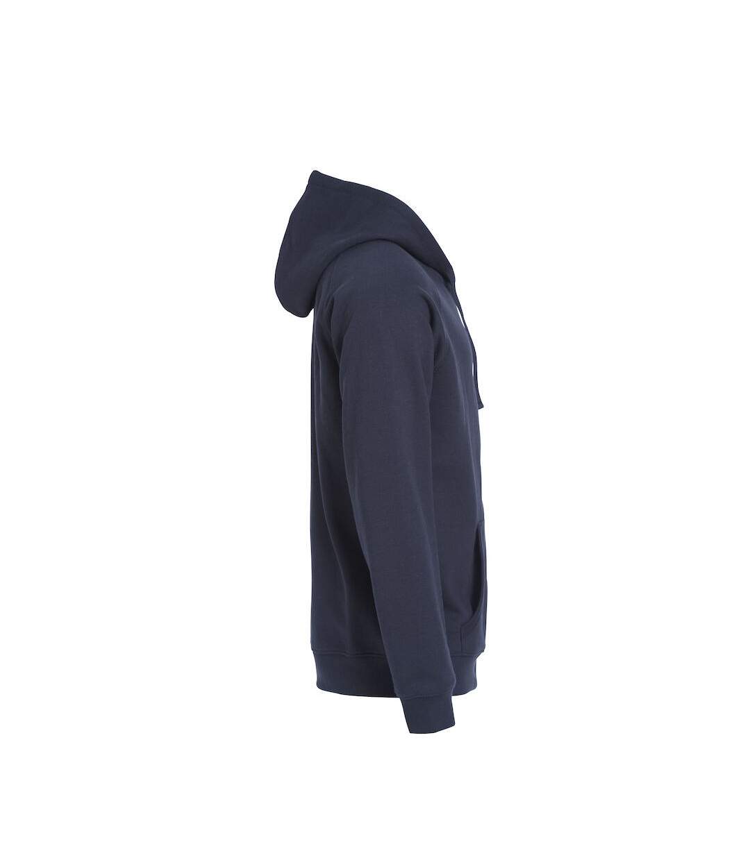 Sweat À Capuche Classic Homme Bleu Marine Foncé Clique-4