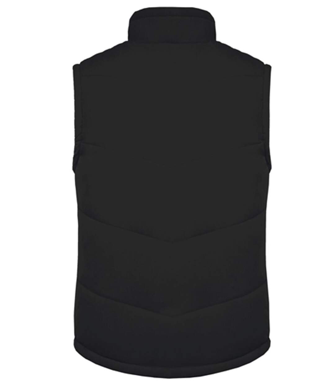 Veste sans manches doublée polaire - K6118 - noir-3