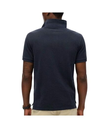Polo marine homme superdry vint destroy