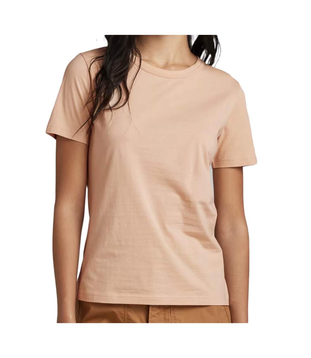 T-shirt rose poudré femme g-star raw nysid-1