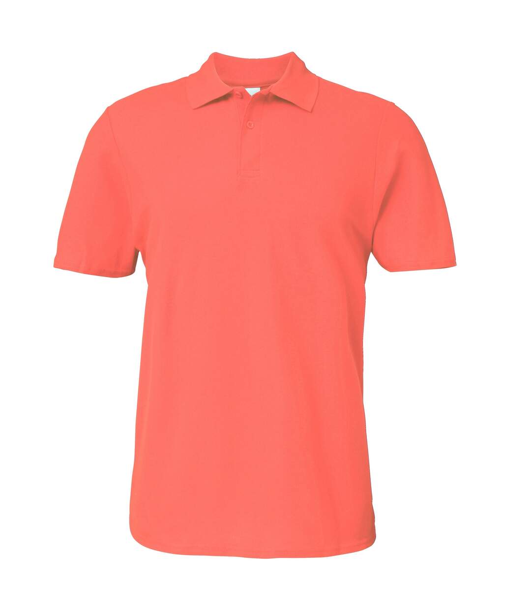 Softstyle polo homme orange foncé Gildan-1