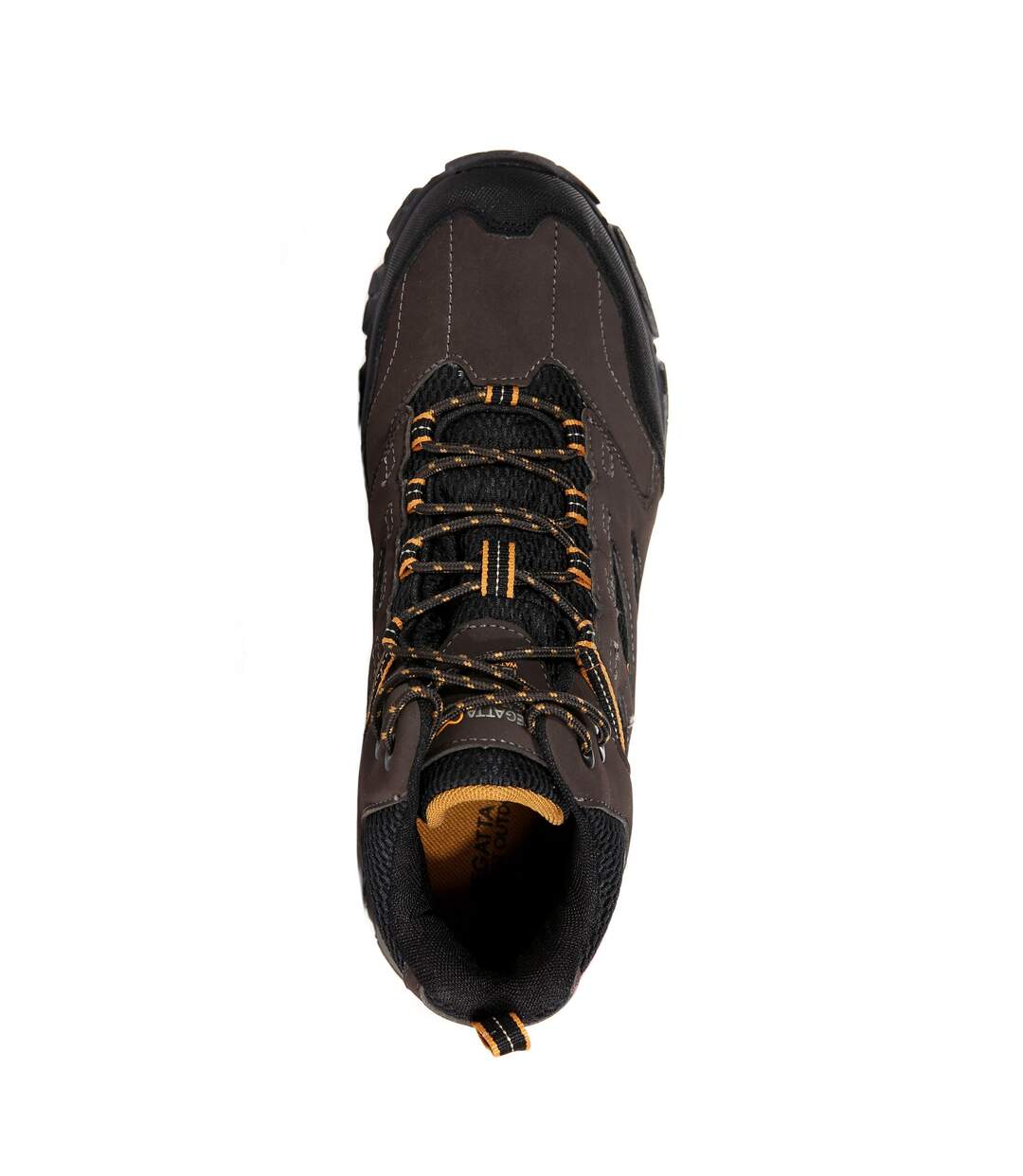 Regatta Mens Holcombe IEP Mid Hiking Boots (Peat/Inca Gold) - UTRG3660-3