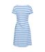 Mountain Warehouse Womens/Ladies Contrast Striped Skater Dress (Bright Blue) - UTMW2828