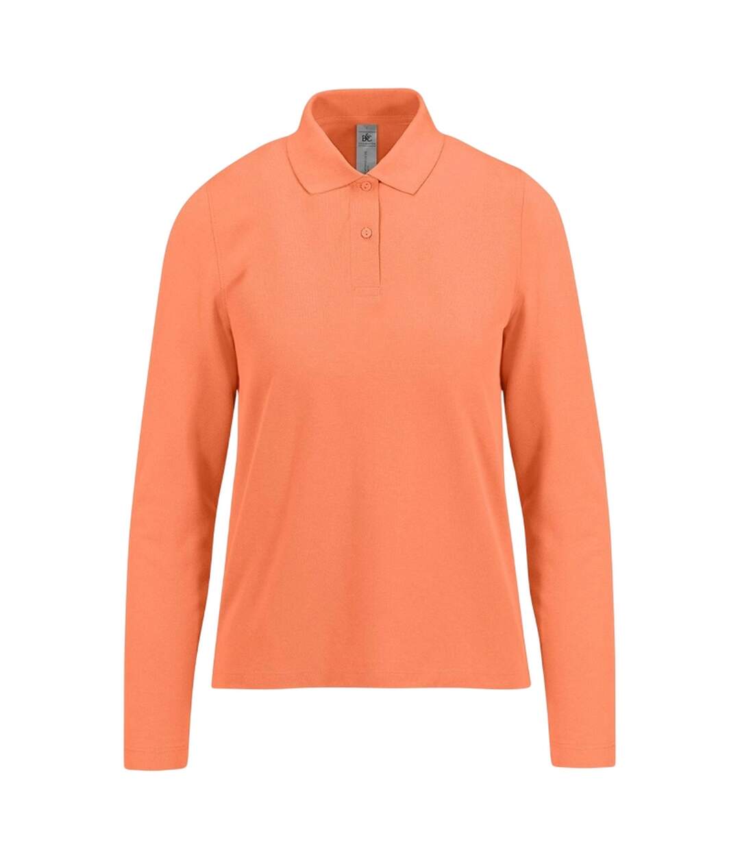 Polo Manches Longues My Polo Femme Corail B&C-1