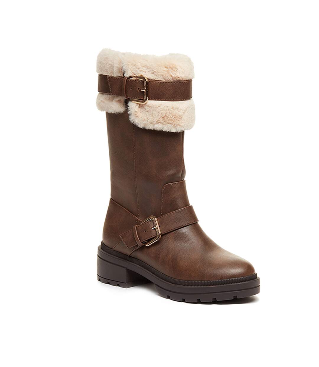 Bottes hauteur genoux igloo femme marron Rocket Dog-1