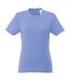 Womens/ladies heros short-sleeved t-shirt light blue Elevate