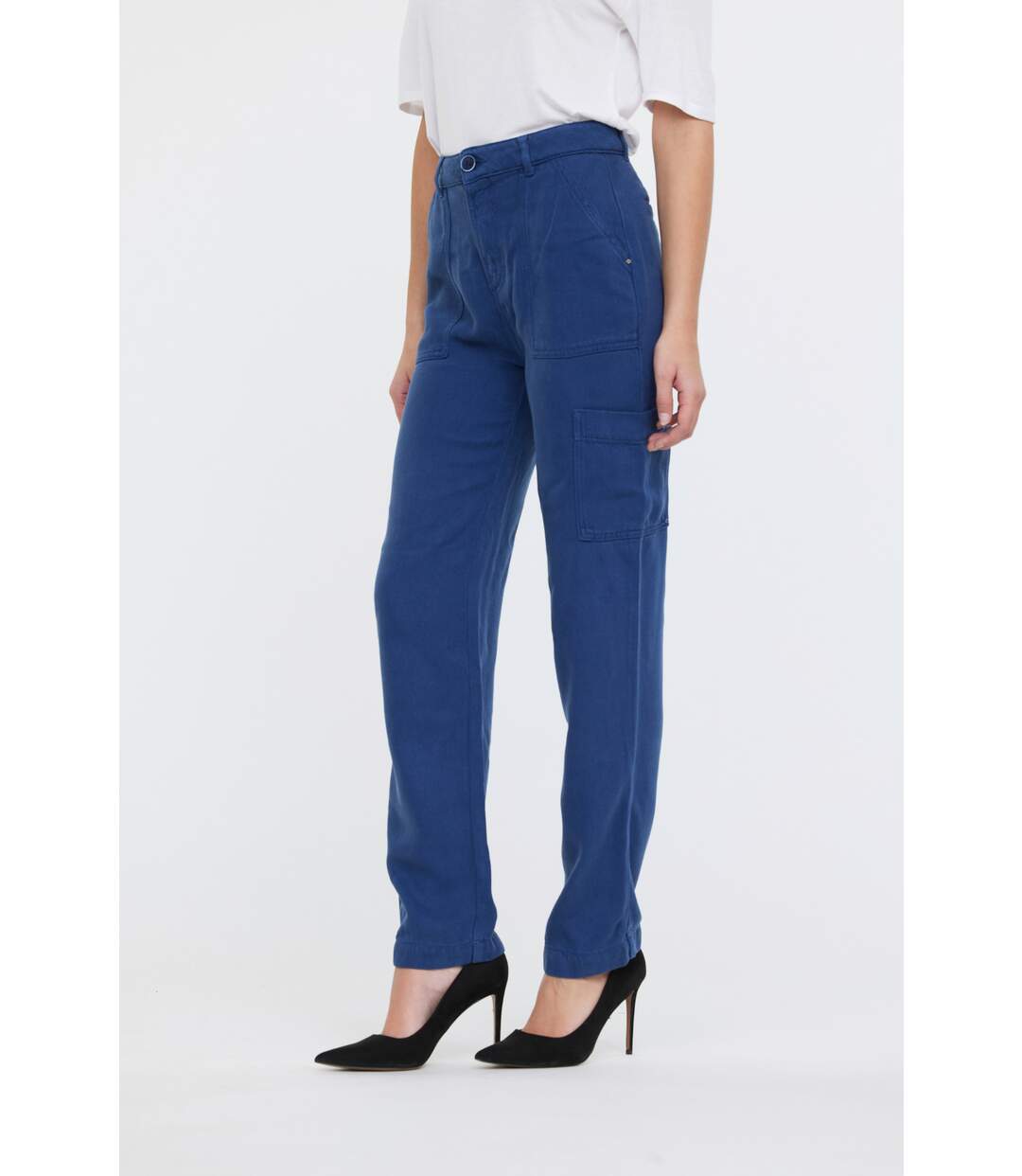 Pantalon lyocell loose GIXIE