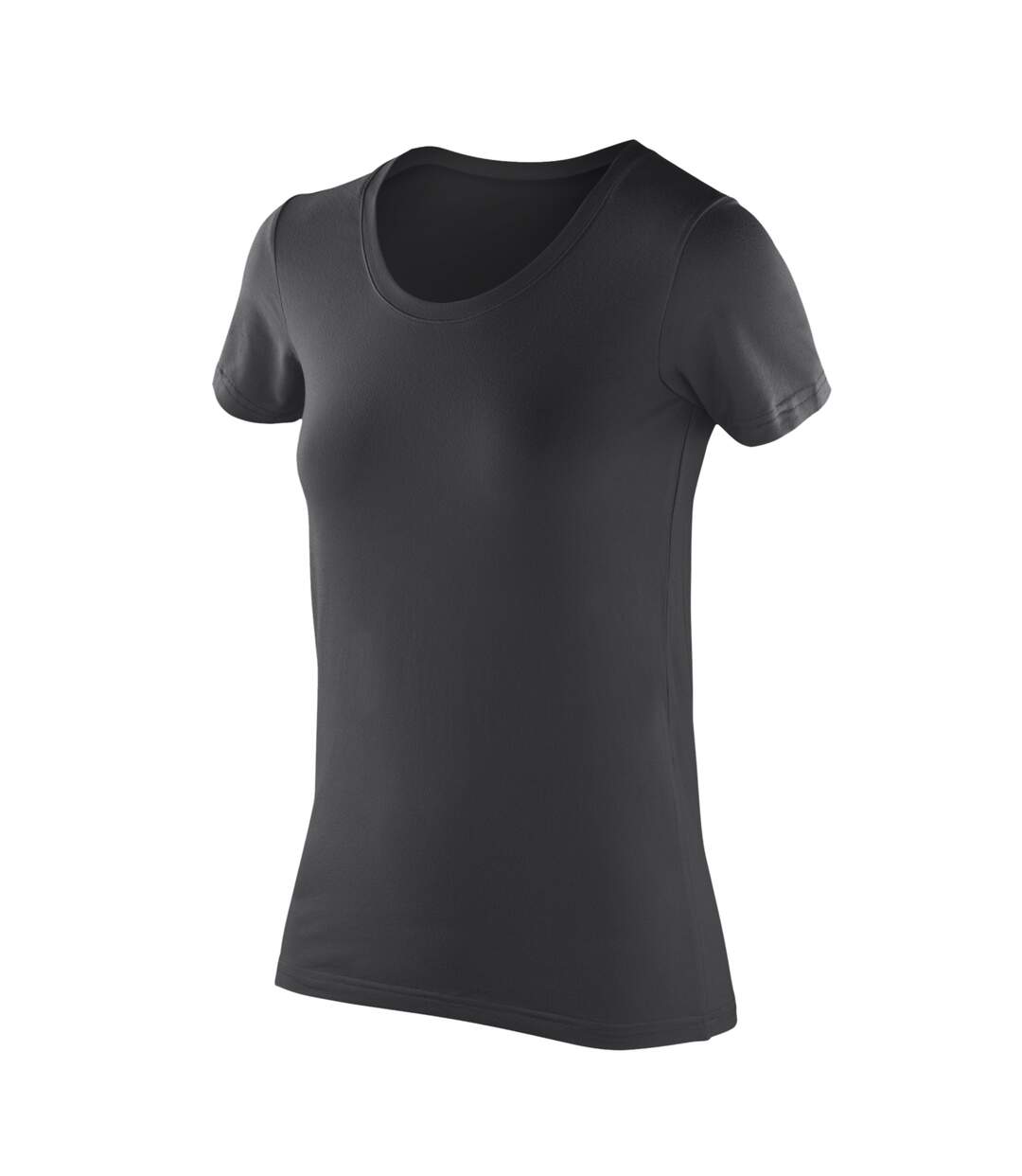 T-shirt à stretch à manches courtes femme noir Spiro