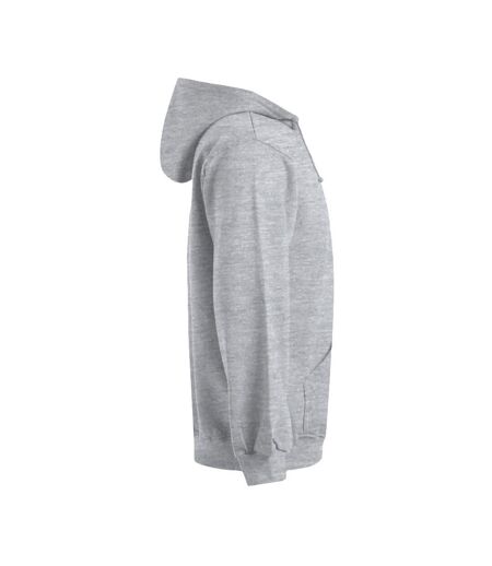 Sweat À Capuche Homme Gris Chiné Promodoro