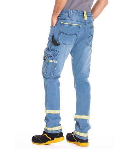 Jeans de travail avec bandes réfléchissantes denim stretch CLARO 'Rica Lewis'