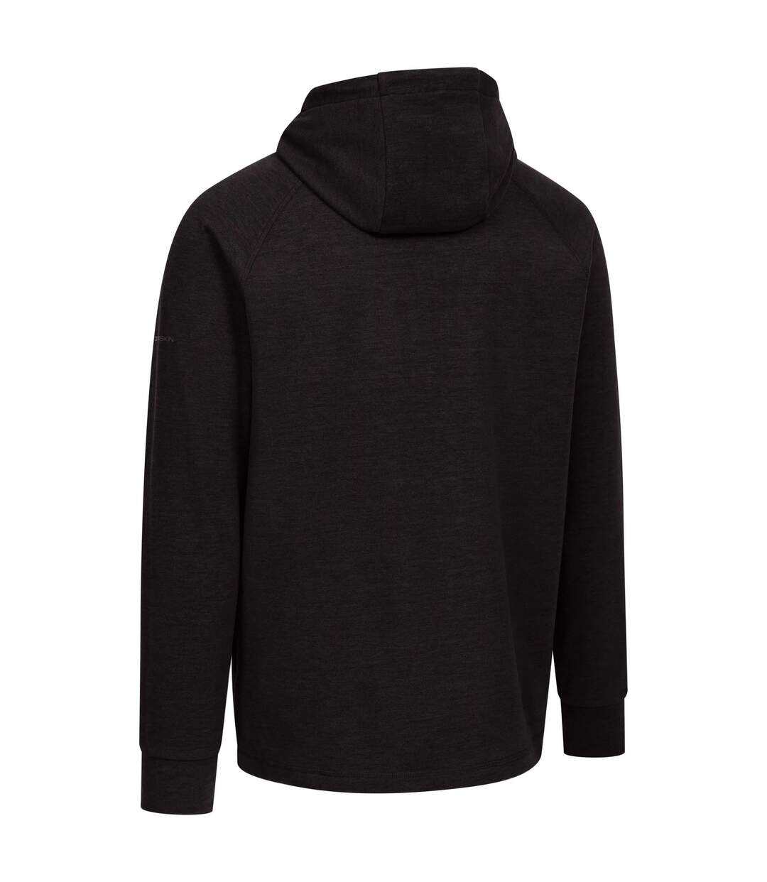 Mens Rocky Active Full Zip Hoodie Black Marl Trespass-3