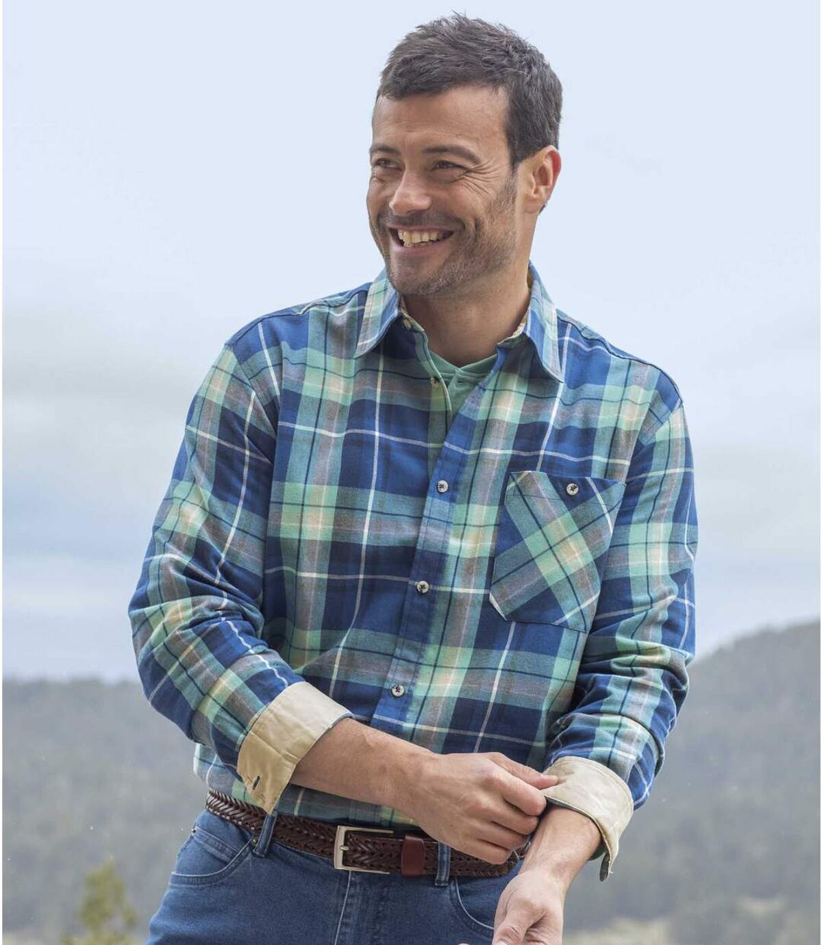 Kockás flaneling Atlas For Men
