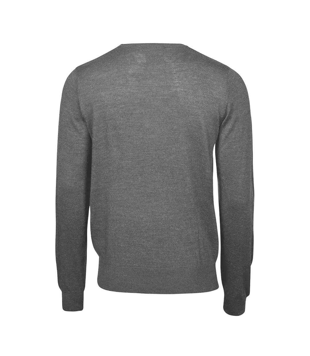 Pull laine homme gris chiné Tee Jays