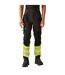 Pantalon de travail adulte noir / jaune Regatta-1