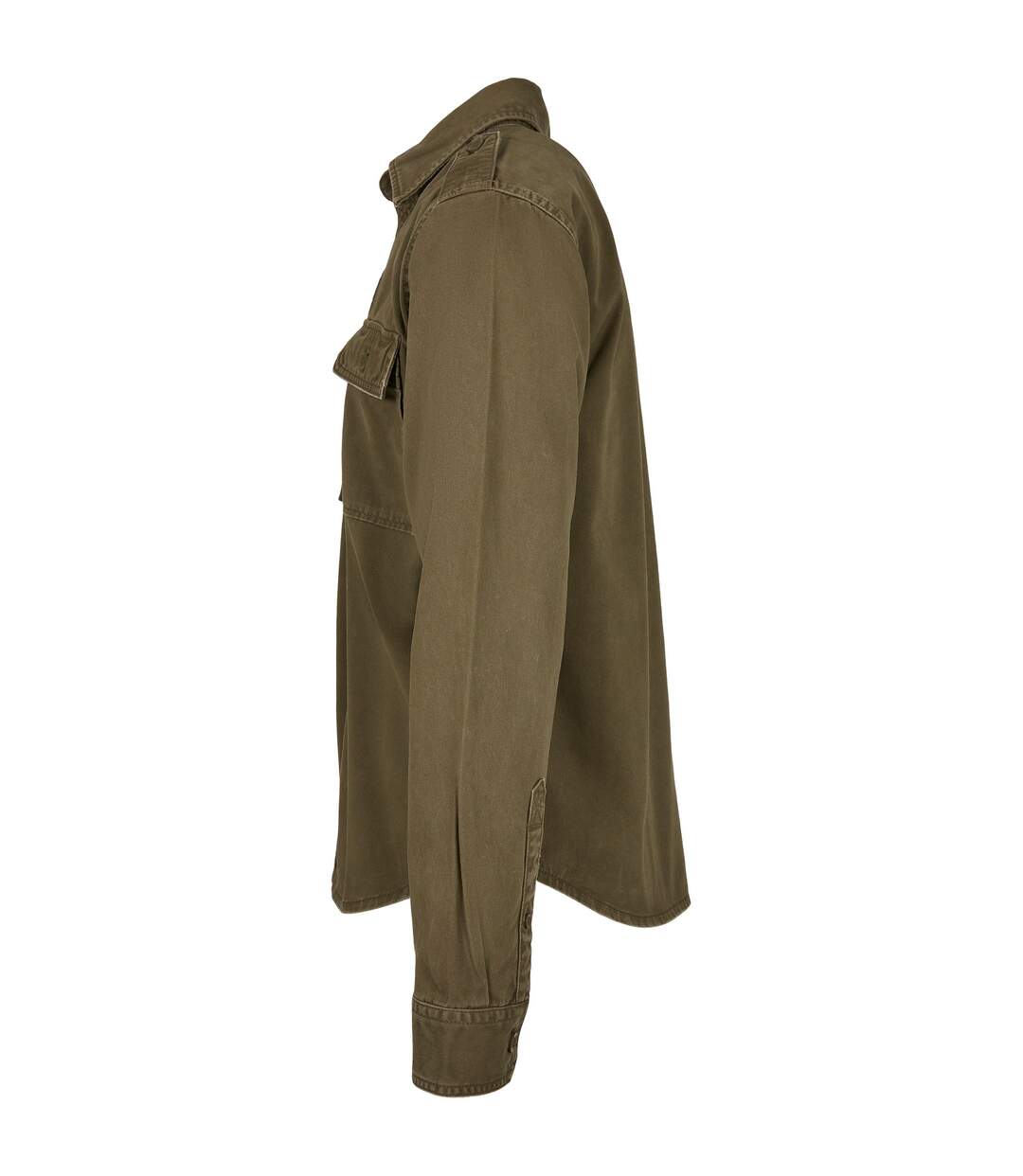 Chemise Manches Longues Homme Olive Build Your Brand-4