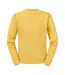 Sweat Uni À Col Ras-du-cou Authentic Homme Jaune Moutarde Russell-1