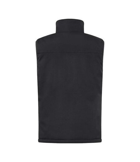 Mens Softshell Padded Gilet Black Clique