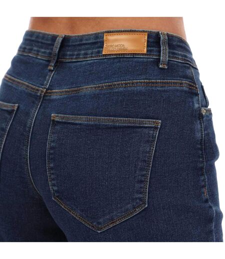 Jean Elly Femme Bleu Foncé Vero Moda