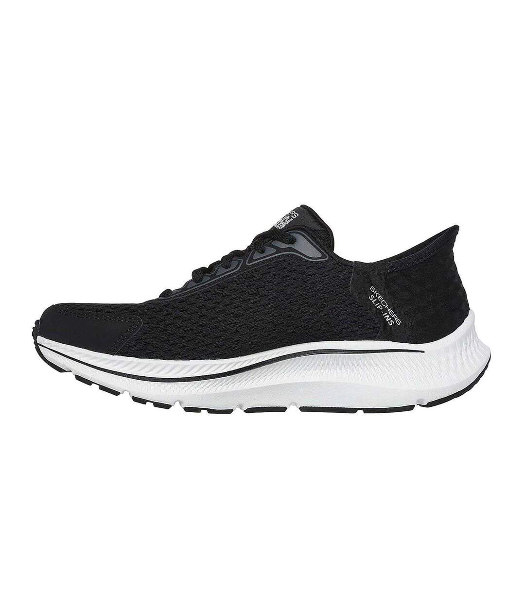 Womens/ladies Go Run Consistent Slip-in Workout Flat Shoes Black Skechers-2