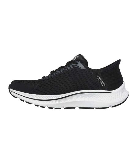 Womens/ladies Go Run Consistent Slip-in Workout Flat Shoes Black Skechers