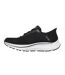Womens/ladies Go Run Consistent Slip-in Workout Flat Shoes Black Skechers-2