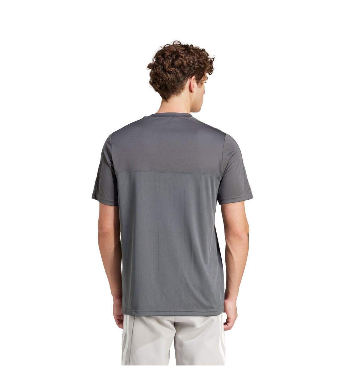 T-shirt Tiro Homme Gris Adidas-3