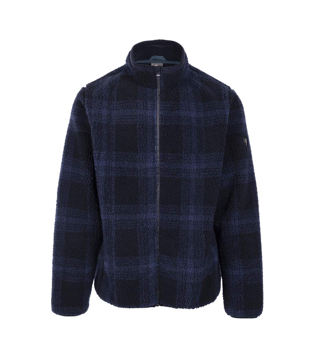 Mens Epperstone At400 Checked Fleece Navy Trespass-1