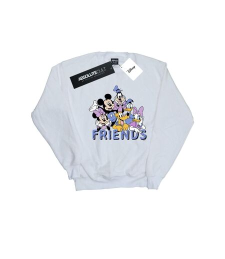Disney Sweatshirt Classic Friends Femmes/Dames (Blanc) - UTBI28313