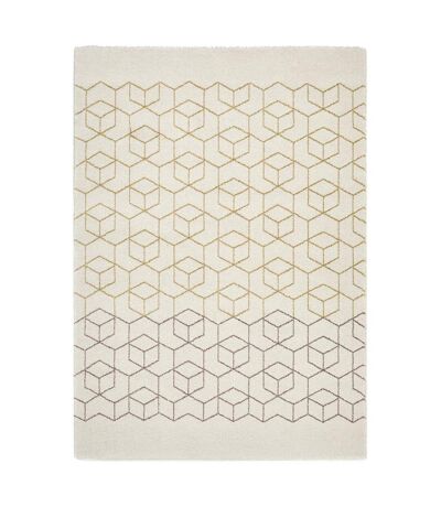 Tapis salon et chambre tissé motif géométrique BELLA 3