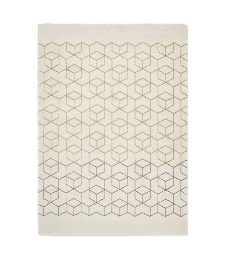 Tapis salon et chambre tissé motif géométrique BELLA 3