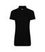 Womens/ladies polo shirt black PRO RTX