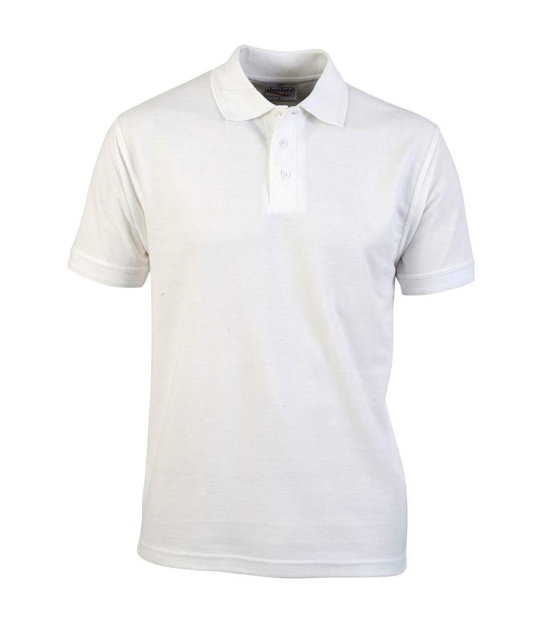 Polo precision homme blanc Absolute Apparel-1