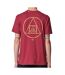 T-shirt Rouge Homme Globe Infinity Stack