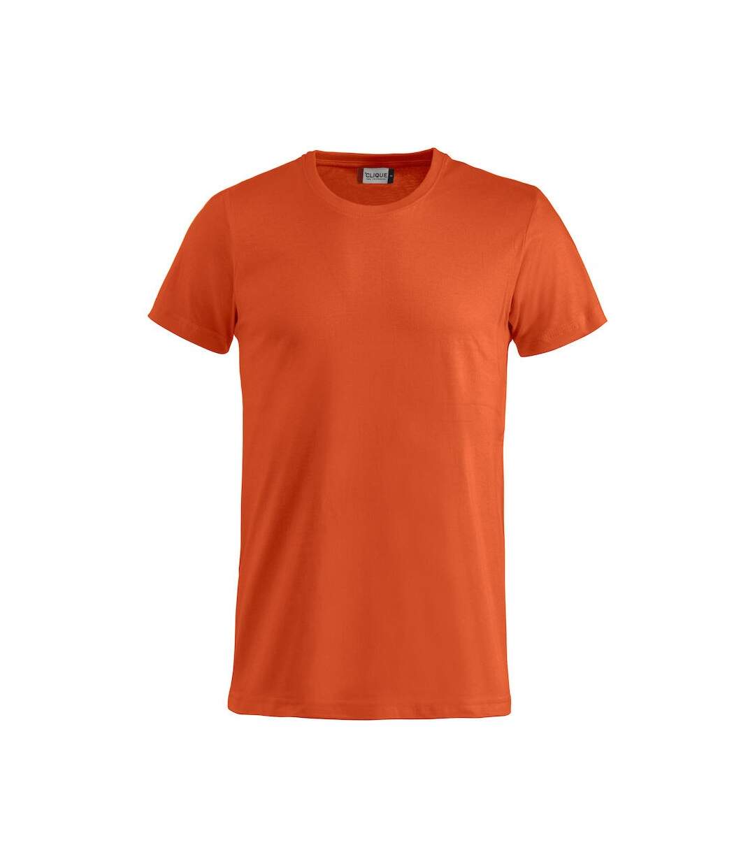 Mens basic t-shirt blood orange Clique