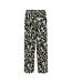 Pantalon Motif/style Floral Abstrait Elbrie Femme Blanc Noir Regatta-1