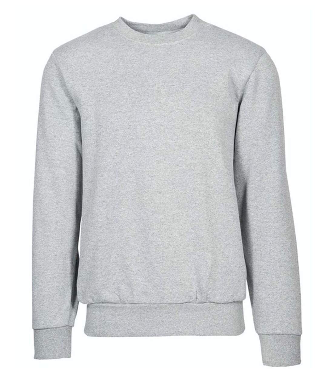 Sweat col rond - Homme - IT465 - gris ash-1