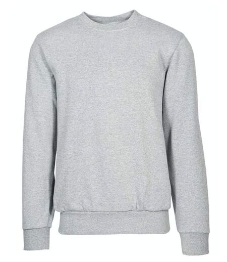 Sweat col rond - Homme - IT465 - gris ash