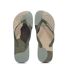 Tongs verte/beige homme havaianas slim 1740-2
