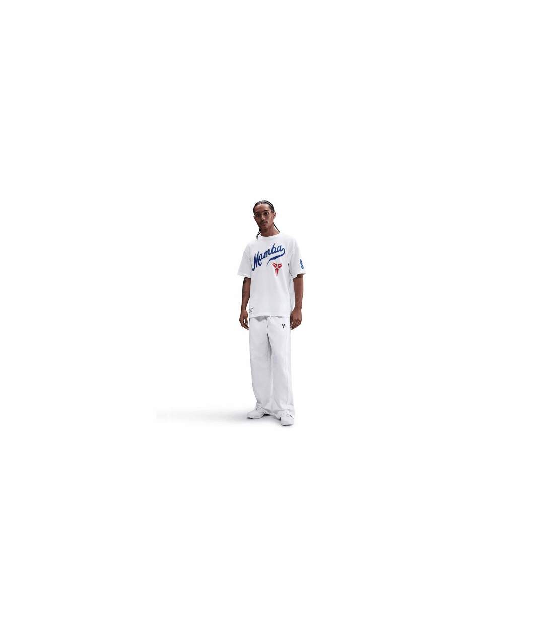 Mens Kobe Dodgers Mamba T-shirt White Nike-1