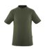 Mens Crossover Java T-shirt Moss Green Mascot-1